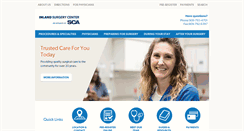 Desktop Screenshot of inlandsurgerycenter.com